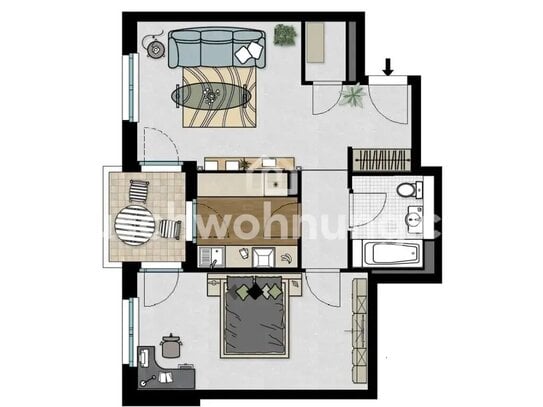 Wohnung zur Miete · Tauschwohnung, for rent at (60314), Frankfurt am Main, Ostend,, Germany