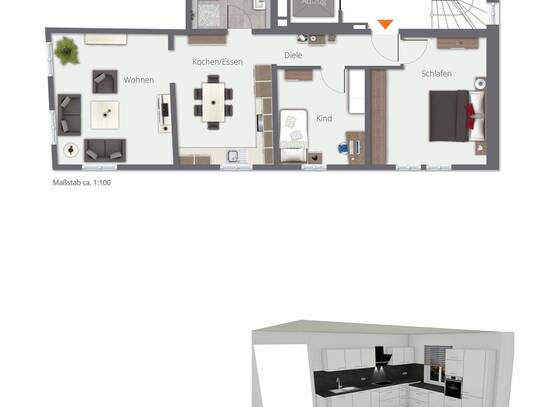 Kaltmiete zzgl. Nebenkosten, for rent at Mengen (88512), Germany