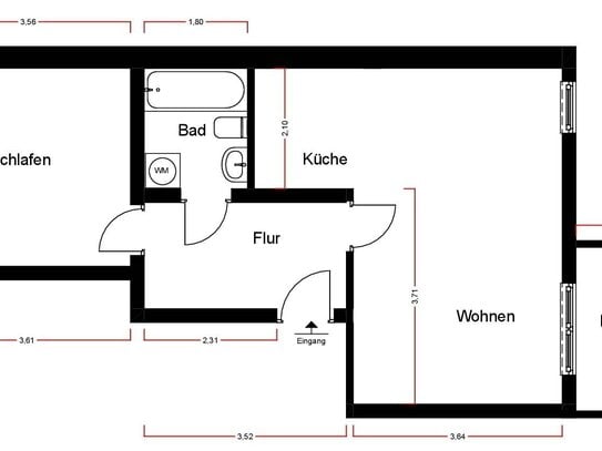 Wohnung zur Miete, for rent at (06132), Silberhöhe,, Halle (Saale), Germany