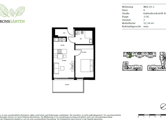 Kaltmiete zzgl. Nebenkosten, for rent at Kattenbrookstrift 89 , Bemerode , Hannover (30539)