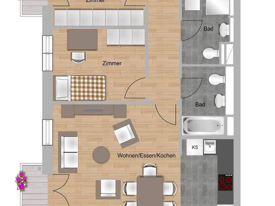 Nettokaltmiete exkl. Betriebskosten, for rent at Rödelheimer Landstraße 17a , Bockenheim , Frankfurt am Main (60486)