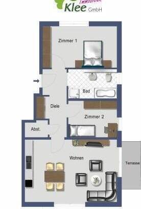 Kaltmiete zzgl. Nebenkosten, for rent at Christine-Teusch-Str. 2 , Lülsdorf , Niederkassel (53859)