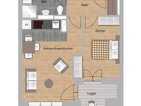 Nettokaltmiete exkl. Betriebskosten, for rent at Rödelheimer Landstraße 17a , Bockenheim , Frankfurt am Main (60486)