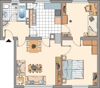 Wohnung zur Miete, for rent at Kessenich,, (53129), Bonn, Germany