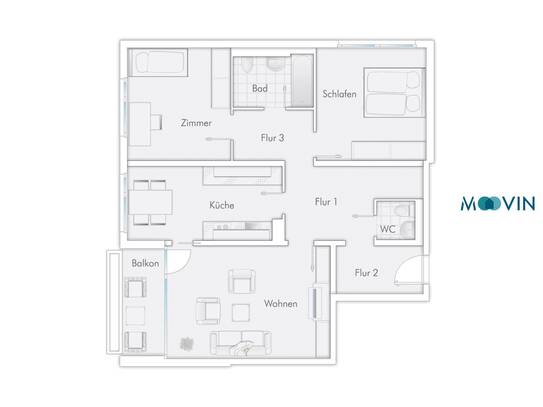 Nettokaltmiete exkl. Betriebskosten, for rent at Stralsunder Straße 1 , Karthause Flugfeld 1 , Koblenz (56075)