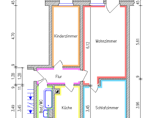 Wohnung zur Miete, for rent at Chemnitz, (09127), Gablenz 246,, Germany