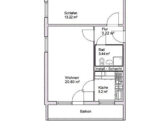 Kaltmiete zzgl. Nebenkosten, for rent at Rathmannstraße 20 , Neustädter Feld , Magdeburg (39128)