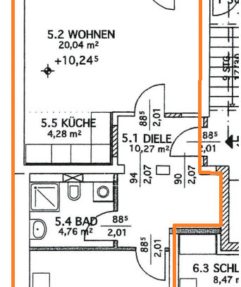 Wohnung zur Miete, for rent at (09113), Schloßchemnitz 024,, Chemnitz, Germany