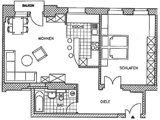 Wohnung zur Miete, for rent at (01309), Dresden, Striesen-Süd (Mosenstr.),, Germany