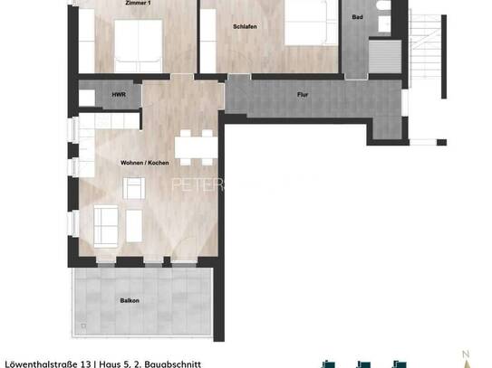 Kaltmiete zzgl. Nebenkosten, for rent at Löwenthalstraße 13 , Werdervorstadt , Schwerin (19055)
