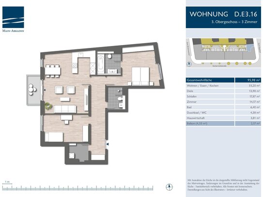 Wohnung zur Miete, for rent at Sachsenhausen - Nord,, (60594), Frankfurt am Main, Germany