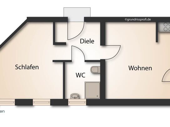 Wohnung zur Miete, for rent at Unna, (59423), Königsborn,, Germany