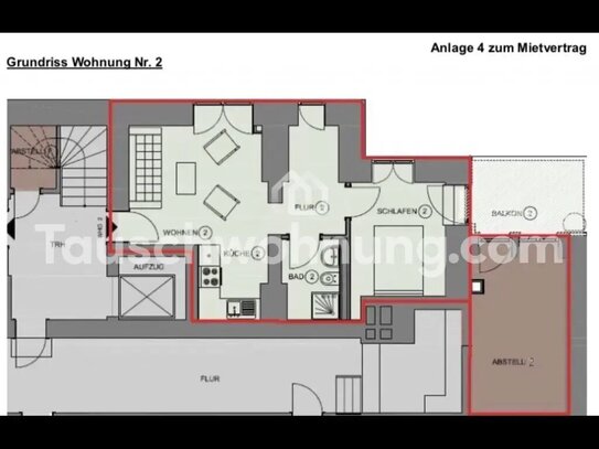 Wohnung zur Miete · Tauschwohnung, for rent at (70178), Karlshöhe,, Stuttgart, Germany