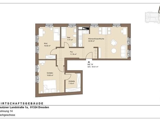 Wohnung zur Miete, for rent at (01324), Weißer Hirsch,, Dresden, Germany