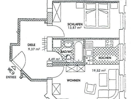 Wohnung zur Miete, for rent at Schloßchemnitz 022,, (09113), Chemnitz, Germany