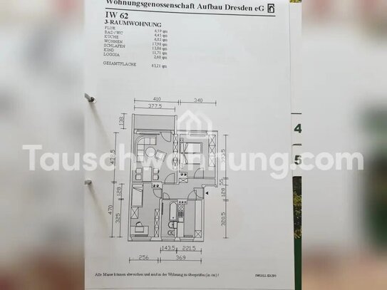 Wohnung zur Miete · Tauschwohnung, for rent at Dobritz (Altdobritz/Basedowstr.),, Dresden, (01237), Germany