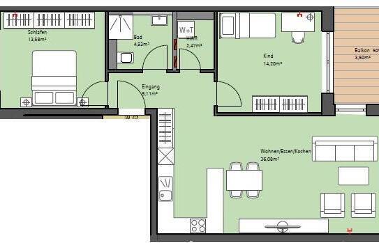 Kaltmiete zzgl. Nebenkosten, for rent at Eutighofer Straße 25 , Äußere Weststadt , Schwäbisch Gmünd (73525)