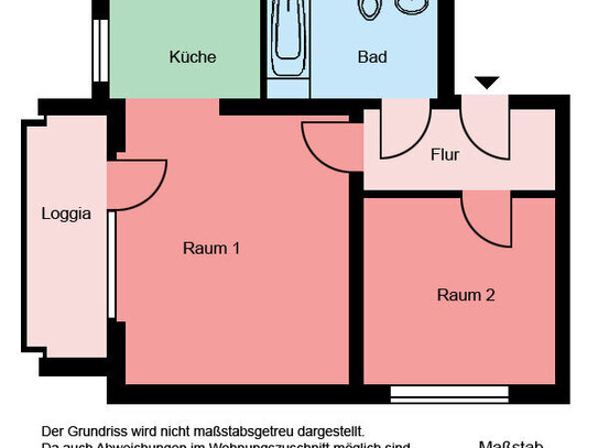 Wohnung zur Miete · nur mit Wohnberechtigungsschein, for rent at Hofstede,, Bochum, (44809), Germany