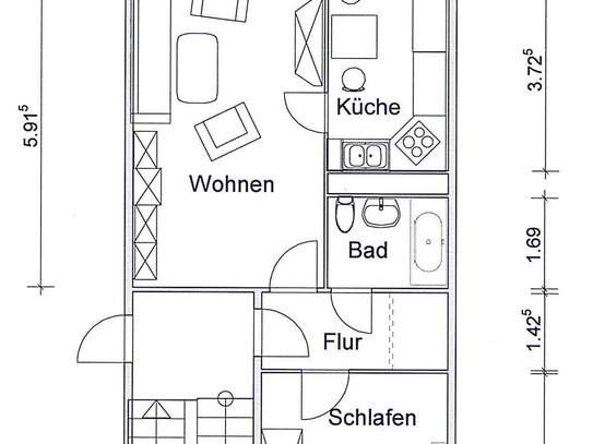 Kaltmiete zzgl. Nebenkosten, for rent at Borna, Borna (04552), Germany