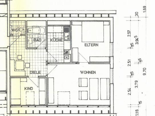 Sanierte 3-Zimmerwohnung in Hüttlingen