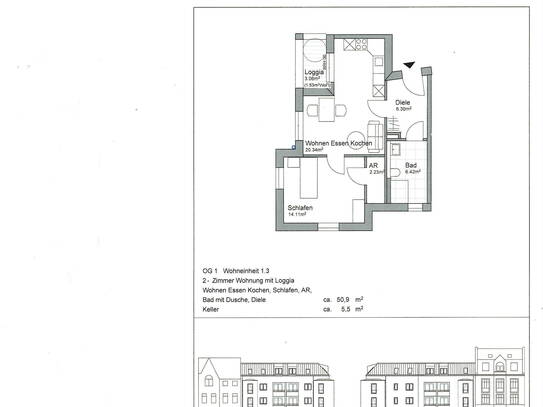 Neubau-Etagenwohnungen mit Fahrstuhl im Zentrum