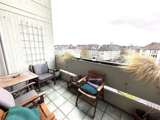 Düsseldorf-Derendorf! 3-Zimmer-Maisonette-Terrassenwohnung!