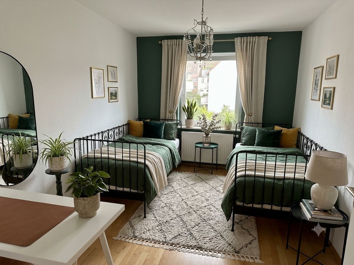                                                               M&ouml;blierte Wohnung - 106qm - Zentral - Parkplatz - Balkon                                                       in Wesertor (Kassel)