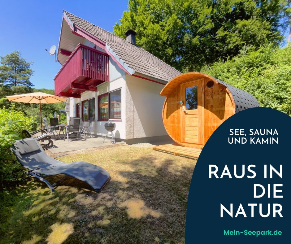                                                               Ferienhaus f&uuml;r 6 Personen mit Sauna                                                       in Kirchheim (Würzburg)