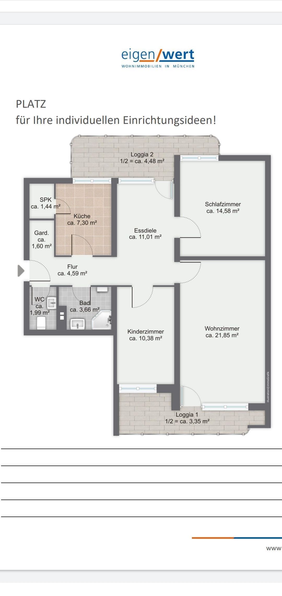                                                              Liebevoll eingerichtete Wohnung in M&uuml;nchen / Haar                                                       in Haar (München)
