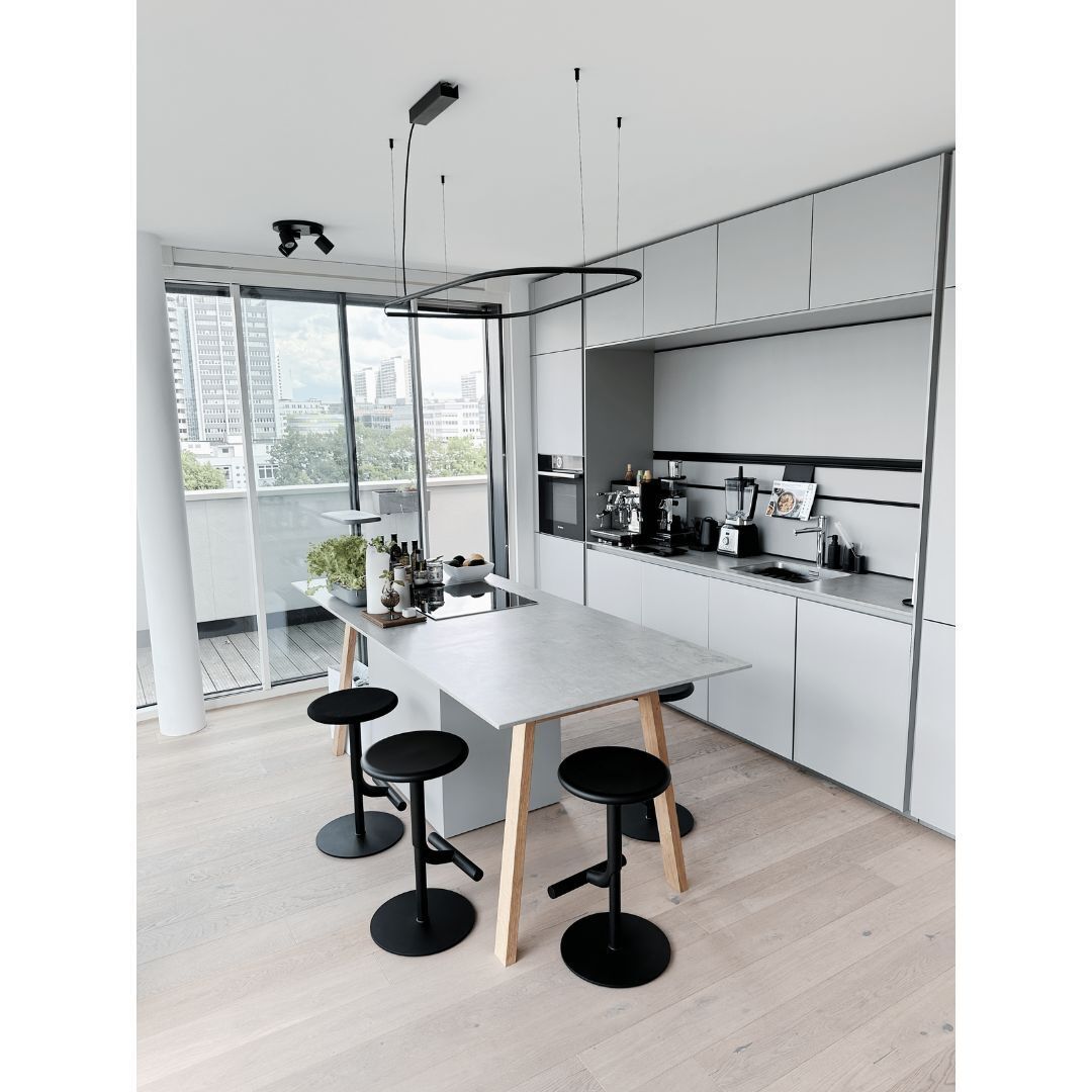 Berlin City Center Modern Danish Design Rooftop apartment with 60sqm private terrace, Berlin - Amsterdam Apartments for Rent