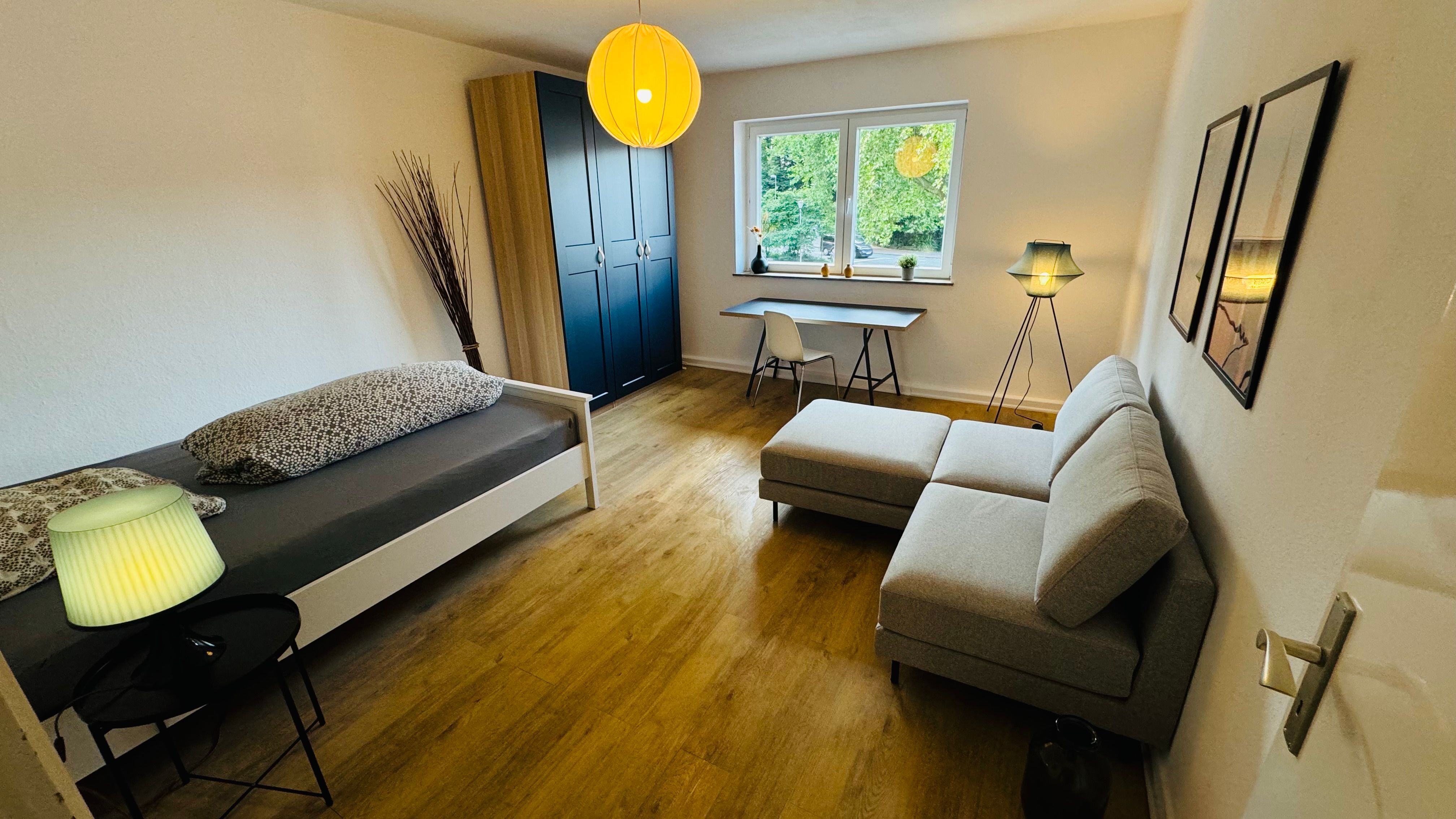                                                               Perfektes &amp; super zentrales Apartment f&uuml;r Single oder Paar, 1ZKB, 45 qm                                                       in Münster (Donau-Ries)