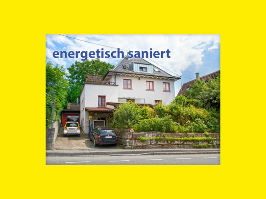 Energetisch saniertes 2-Familienhaus mit 3 großzügigen Terrassen und Garten