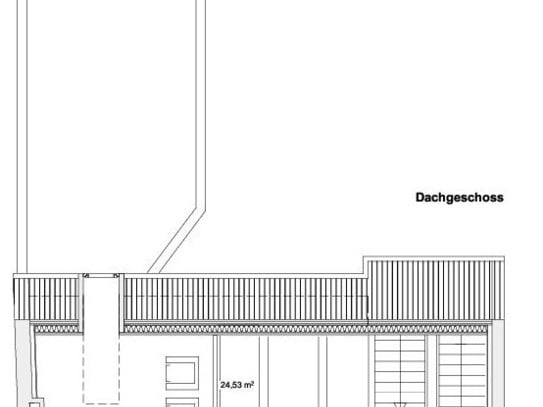 5-Raum-Wohnung mit großer Dachterrasse und einzigartigem Blick auf die Paulskirche