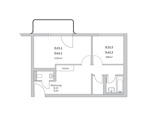 Zimmer in der Nazarethkirchstraße 51 (Aufgang D)