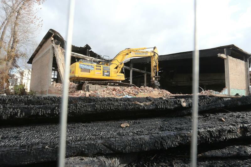 Abriss der Nordbahnhalle