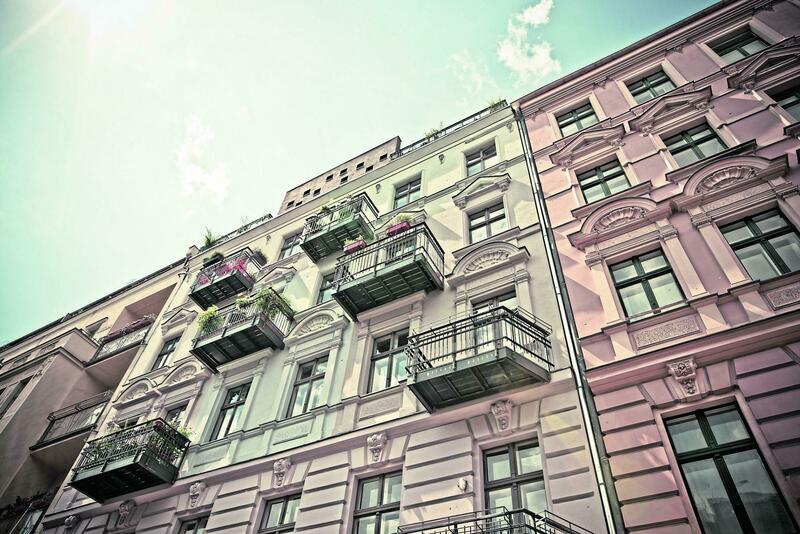 Summertime, Apartment Houses in Berlin