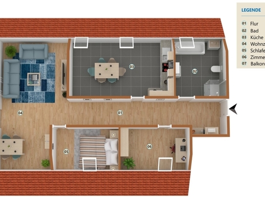 Suhl / Lauter - Gestalten Sie Ihre Traumwohnung: Individuelle 3-Raum-Wohnung nach Ihren Wünschen