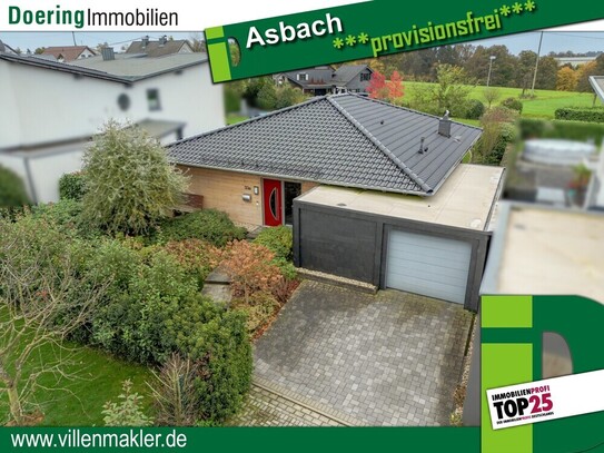 Asbach - Einzigartiger Fullwood-Bungalow in Asbach: Ihr Traumhaus auf einer Ebene