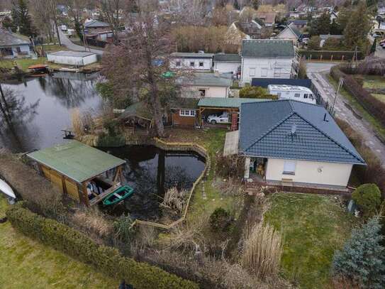 Ketzin - Wohntraum am Wasser! EFH mit eigenem Bootsanlegesteg direkt an der Havel!