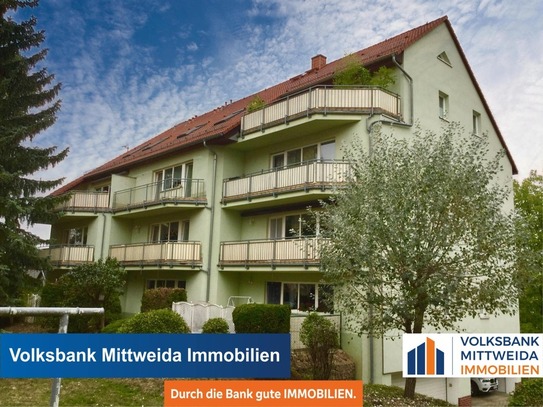 Frankenberg - Helle 2-Raum-Wohnung mit Terrasse und Stellplatz! Einbauküche möglich!