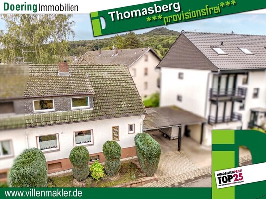 Königswinter - Vielseitige Doppelhaushälfte mit großem Potenzial in Thomasberg *provisionsfrei*