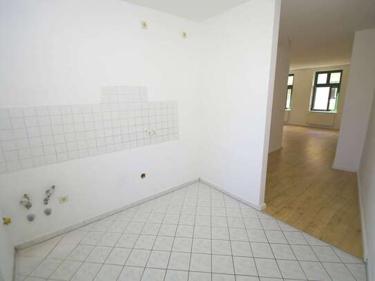 Leipzig - Ideale 2 Zimmer-Altbauwohnung mit Denkmalschutz in Leipzig-Ost mit grünem Weitblick