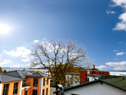 Putbus - Phänomenaler Meerblick aus Ihrer neuen Penthaus -Ferienwohnung mit Einbauküche