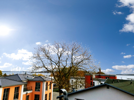 Putbus - Phänomenaler Meerblick aus Ihrer neuen Penthaus -Ferienwohnung mit Einbauküche