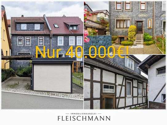 Steinbach-Hallenberg - Renovieren und neu erstrahlen lassen: Charmantes Haus mit viel Potenzial und für 40.000EUR!!!