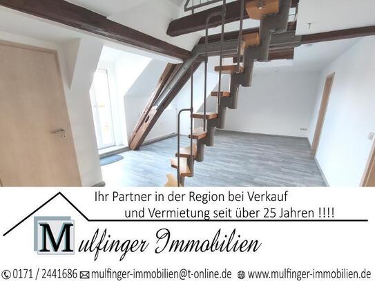 Forchheim - 3 Zi. Wohnung im DG (2.OG) mit Galerie und Dachterrasse