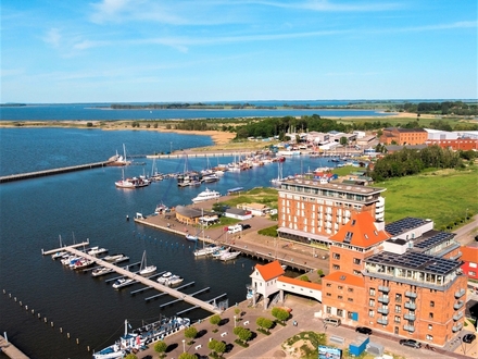 Barth - Wunderschöner Blick aufs Wasser im historischen Speicher