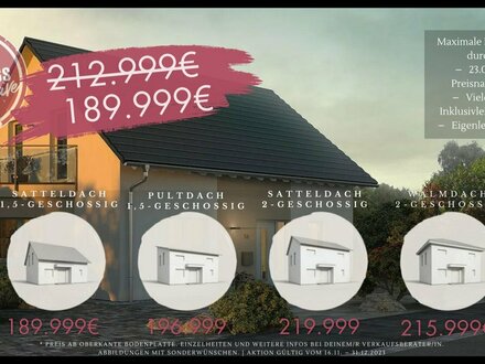 Schönwalde-Glien - Einladendes Zuhause zum unschlagbaren Preis - Ihr Traum vom eigenen Einfamilienhaus wird wahr!