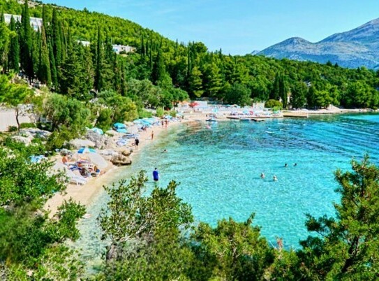 Dubrovacko Primorje - Baugrundstück mit Blick auf das Meer Küste von Dubrovnik