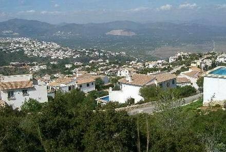 Pego - Baugrundstück mit Meerblick nahe Denia am Monte Pego